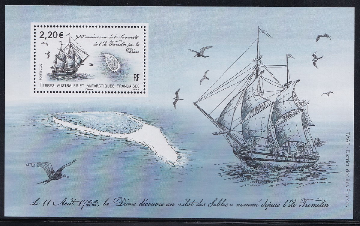Collectible Collection - French Antarctic Post Year2022 Islands Discovery