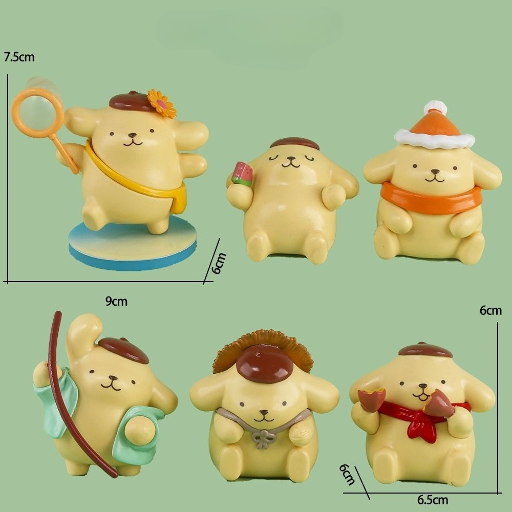 Vintage Collectible Figurines - HOT NEW Sanrio Anime Action Pom
