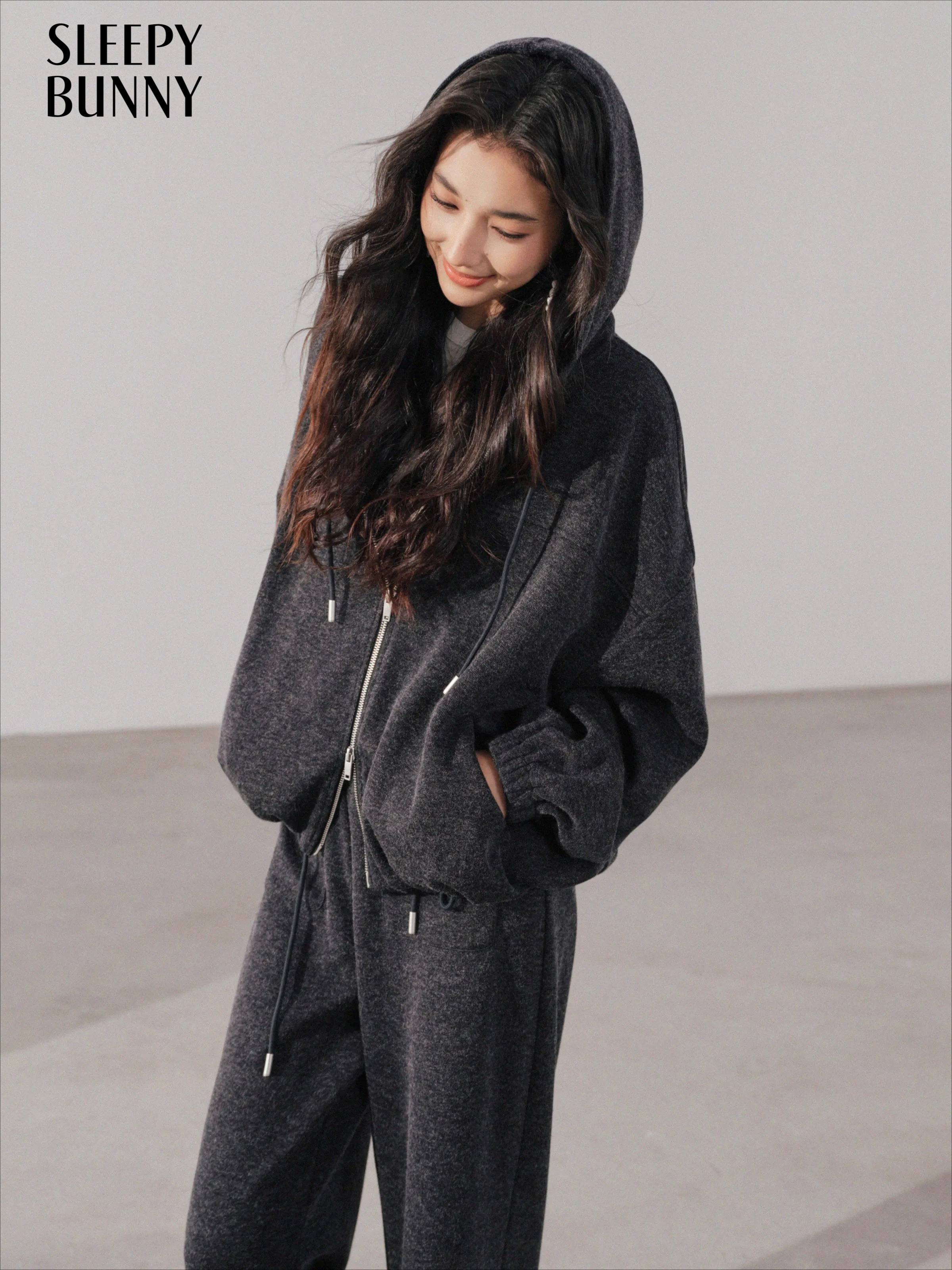 Vintage Zip Hoodie - Vintage Loose Fit Hoodie Jacket Women