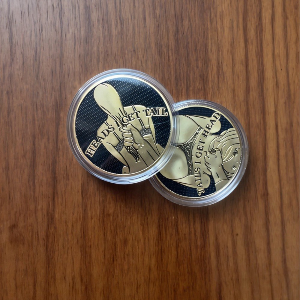 Vintage And Collectible Toys - New Funny Heads and Tails Coins