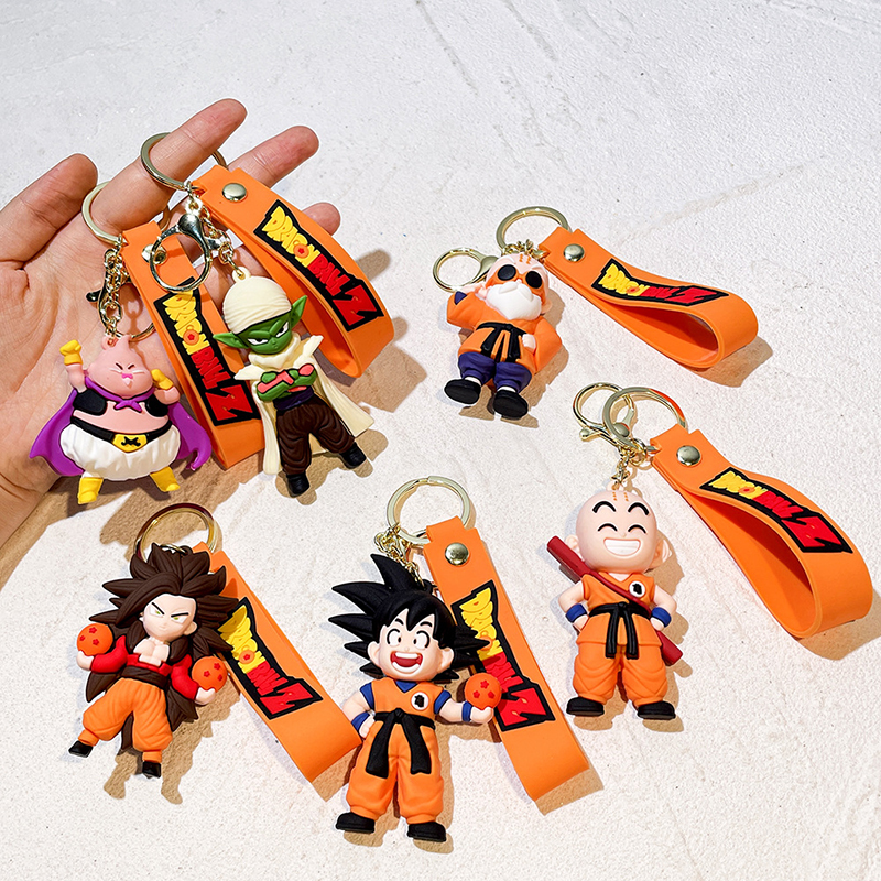 Vintage Collectible Figurines - Anime Dragon Ball Keychain Ewelry Son