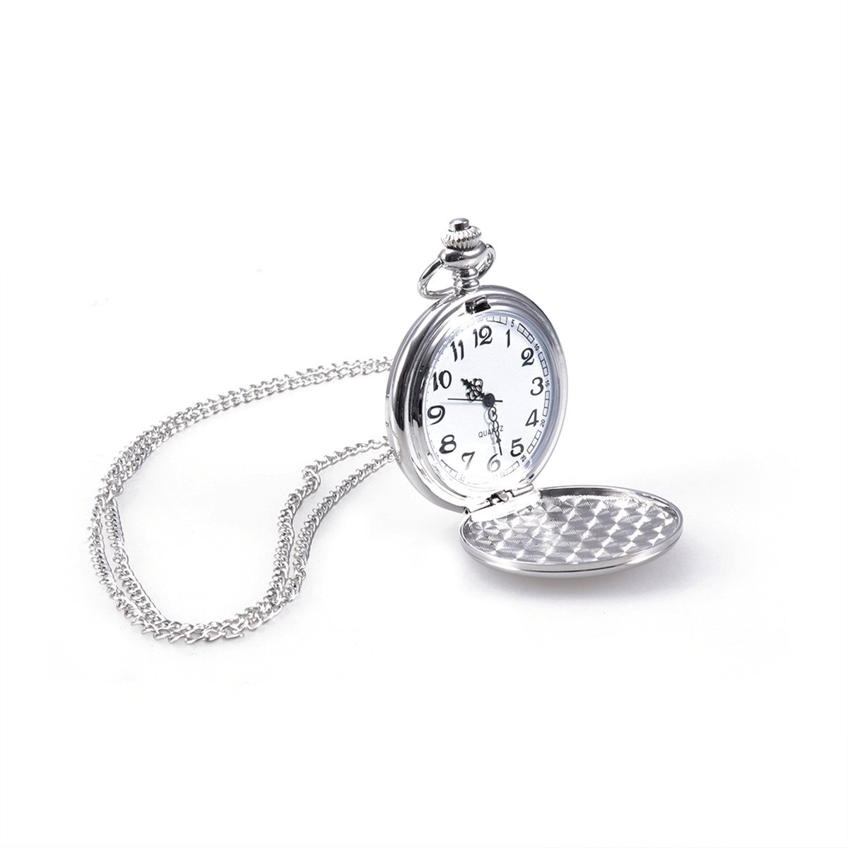 Vintage Collectibles & More Llc Photos - Vintage Mechanical Pocket Watch White Retro