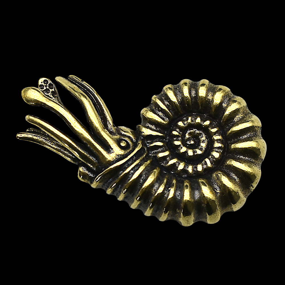 Vintage Brass Nautilus Shell F - Vintage Collectible Christmas Ornaments ulasan dan harga