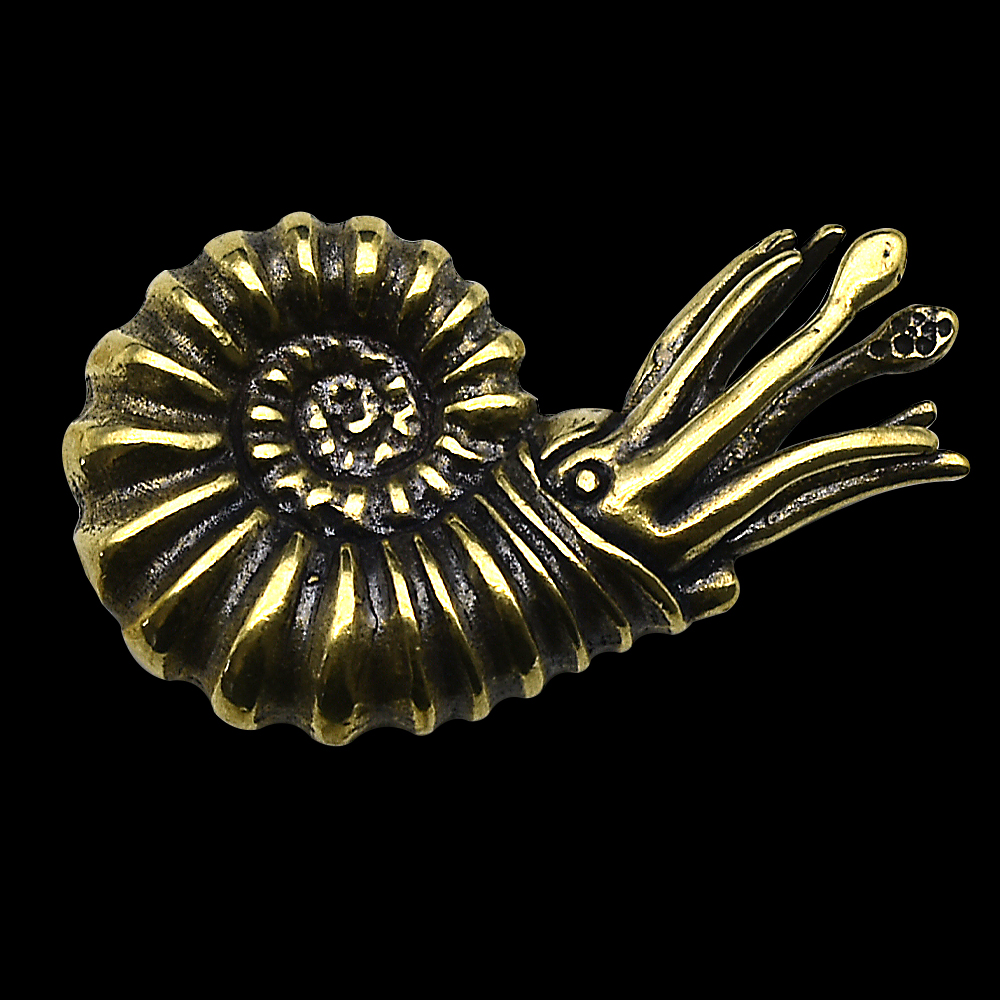 Vintage Brass Nautilus Shell F - Vintage Collectible Christmas Ornaments ulasan dan harga