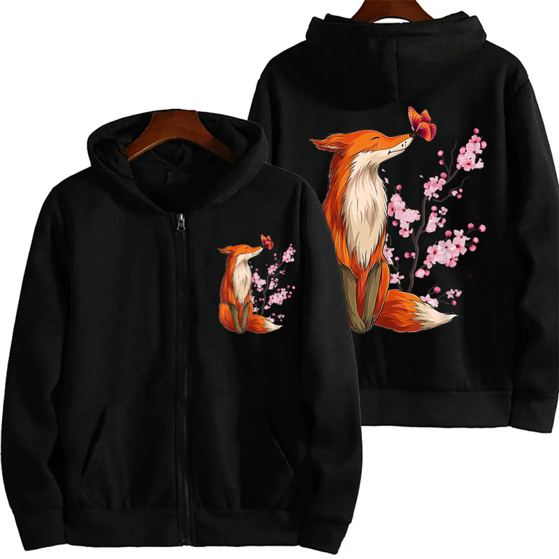 Woman Hoodie Y2K Grunge Zip Up - Vintage Zip Hoodie ulasan dan harga