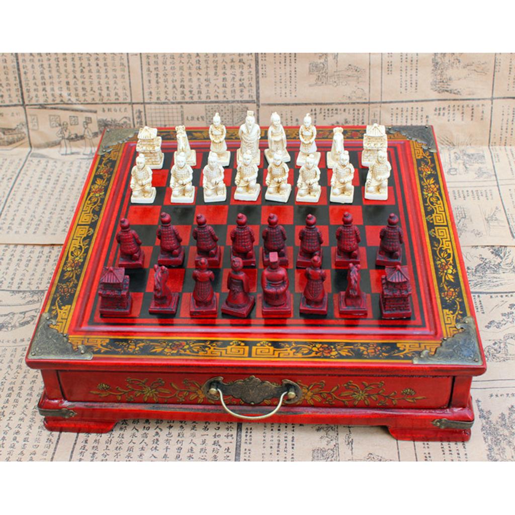 Resin Chinese Chess Set Classi - Vintage Collectible Board Games ulasan dan harga