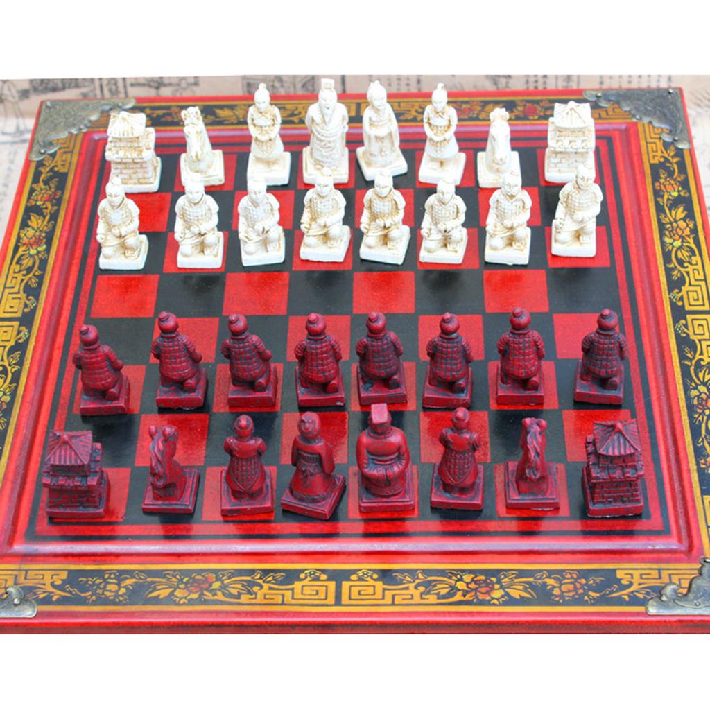 Resin Chinese Chess Set Classi - Vintage Collectible Board Games ulasan dan harga