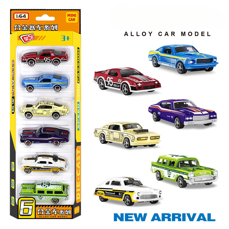 1:64 Alloy retro racing car 6- - Vintage And Collectible Toys ulasan dan harga