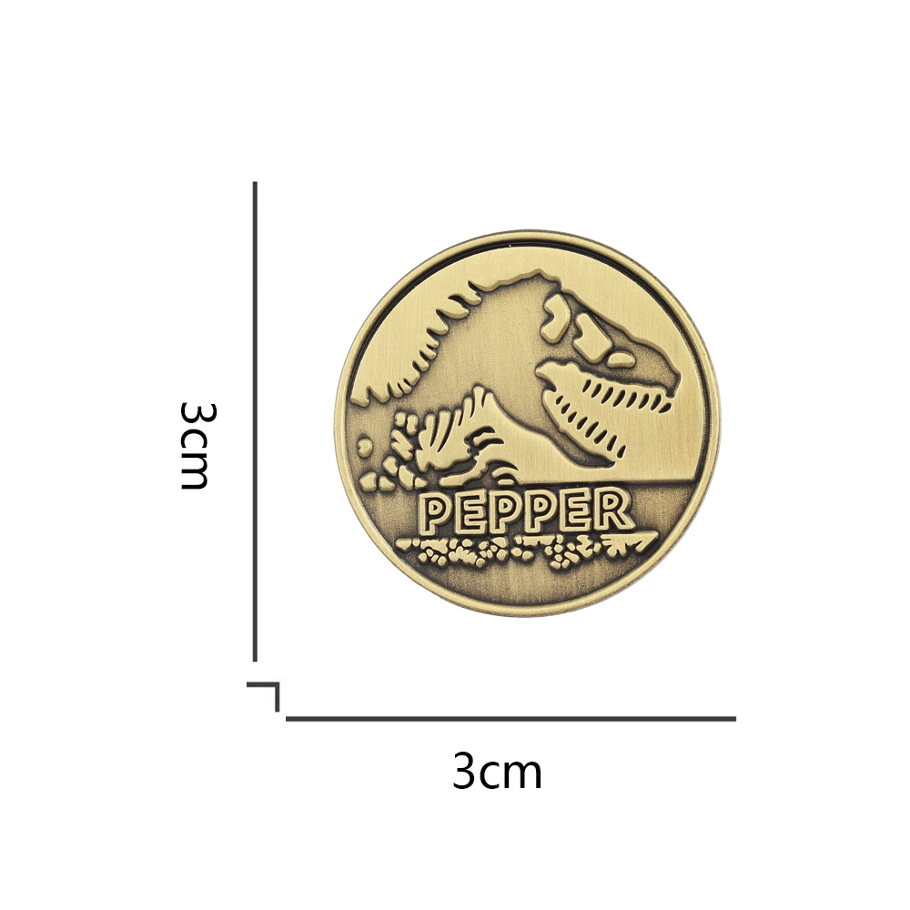 Jurassic-Park-Enamel Pin Dinos - Collectible Vintage Brooches ulasan dan harga