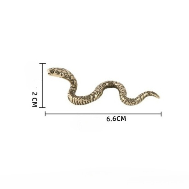 1 PC Solid Brass Carved Cobra  - Vintage Collectible Christmas Ornaments ulasan dan harga