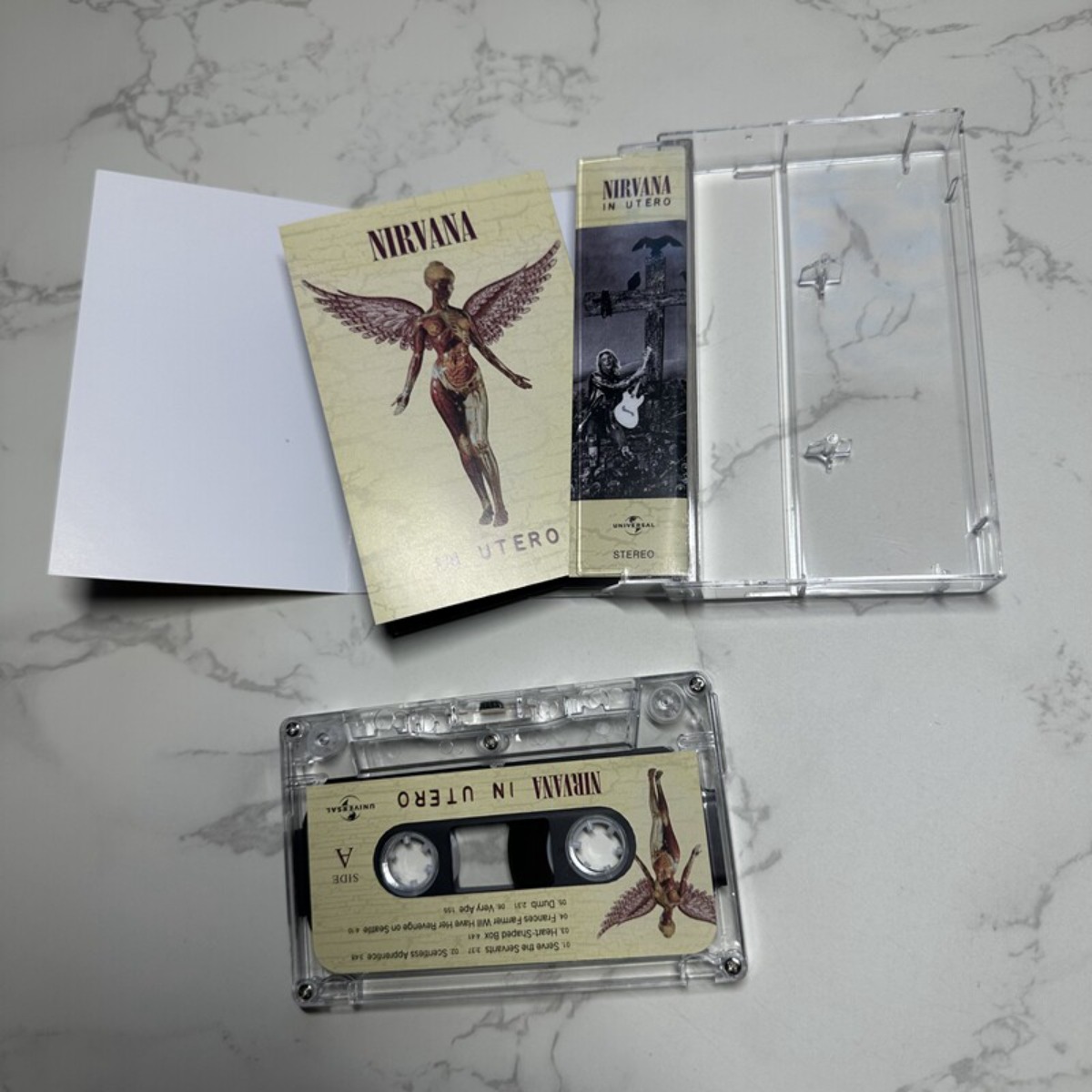 Nirvana in Utero Cassette Tape - Vintage Collectibles & More Llc Photos ulasan dan harga