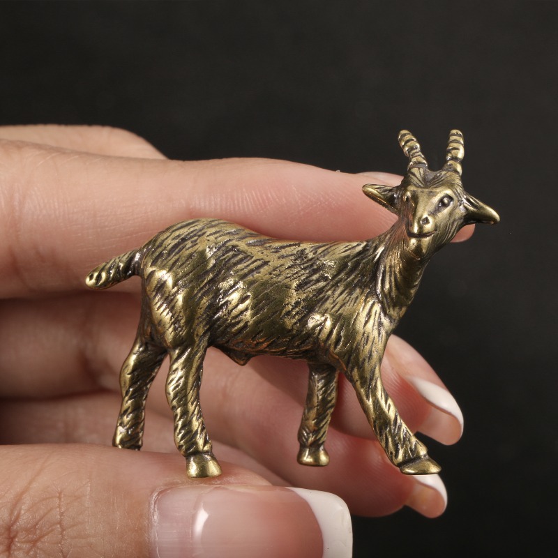 1 PC Solid Brass Carved Cute G - Vintage Collectible Christmas Ornaments ulasan dan harga