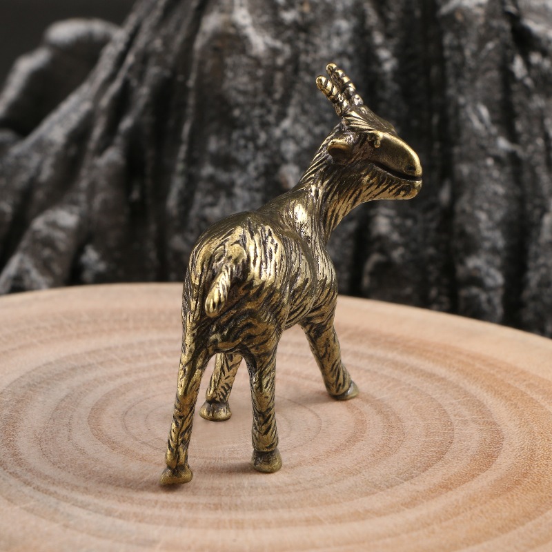 1 PC Solid Brass Carved Cute G - Vintage Collectible Christmas Ornaments ulasan dan harga