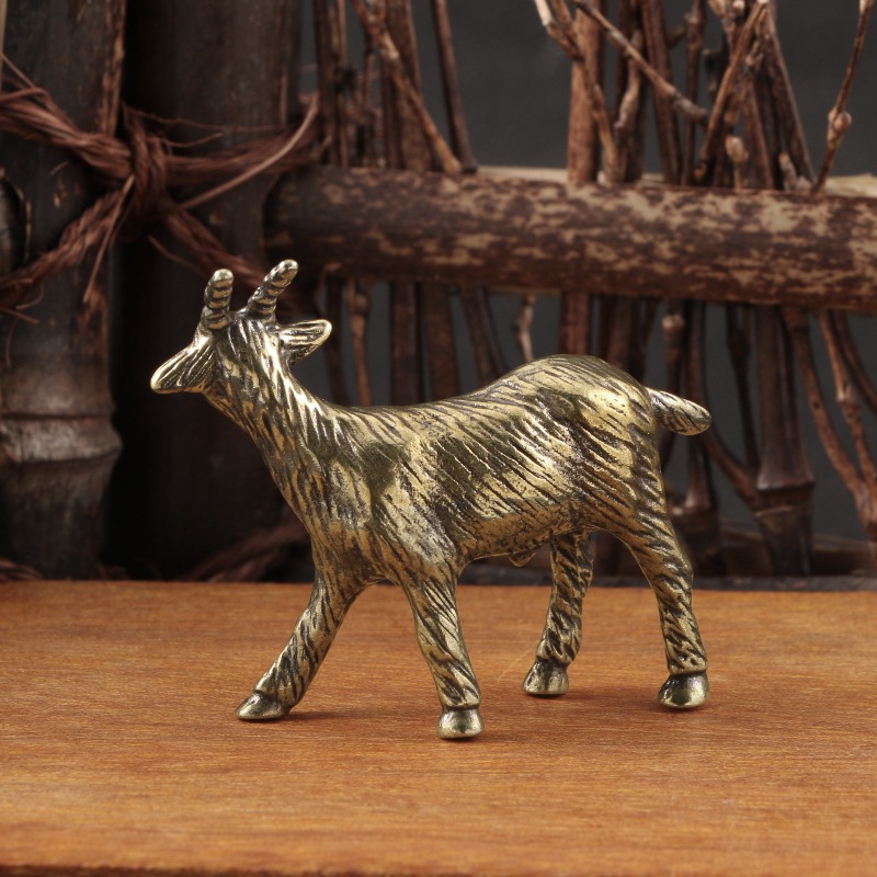1 PC Solid Brass Carved Cute G - Vintage Collectible Christmas Ornaments ulasan dan harga