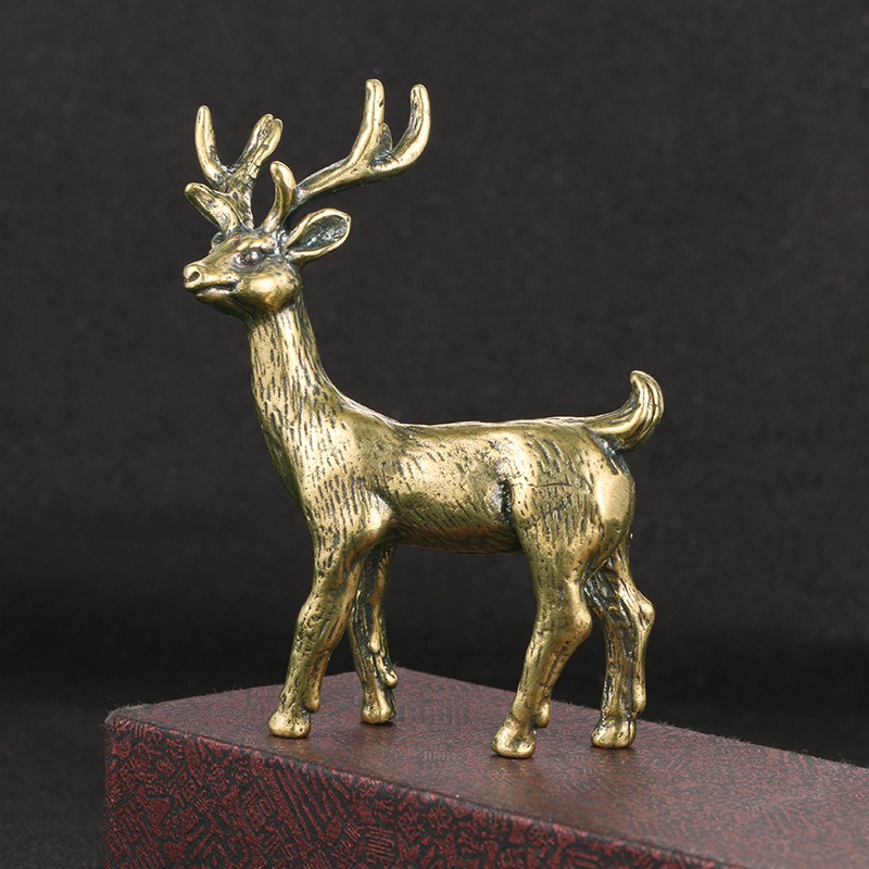 1 PC Creative Vintage Brass El - Vintage Collectible Christmas Ornaments ulasan dan harga