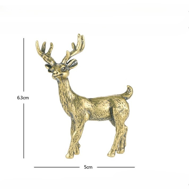 1 PC Creative Vintage Brass El - Vintage Collectible Christmas Ornaments ulasan dan harga
