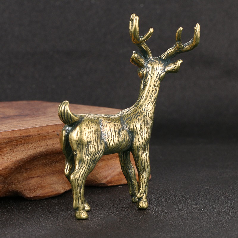 1 PC Creative Vintage Brass El - Vintage Collectible Christmas Ornaments ulasan dan harga