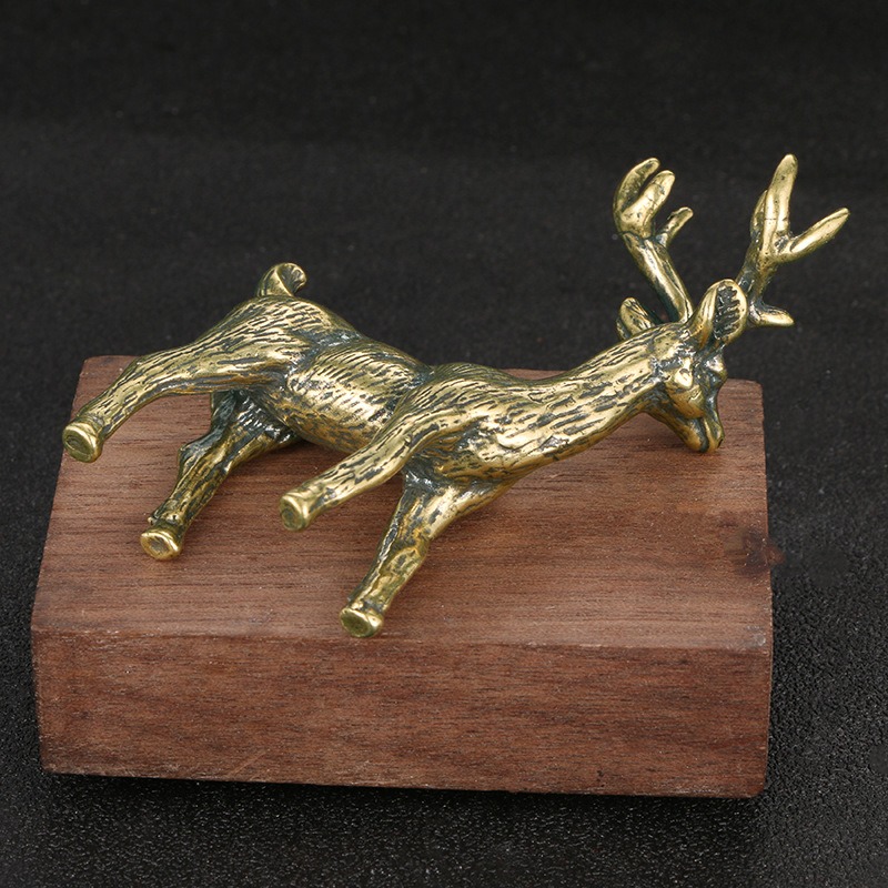 1 PC Creative Vintage Brass El - Vintage Collectible Christmas Ornaments ulasan dan harga