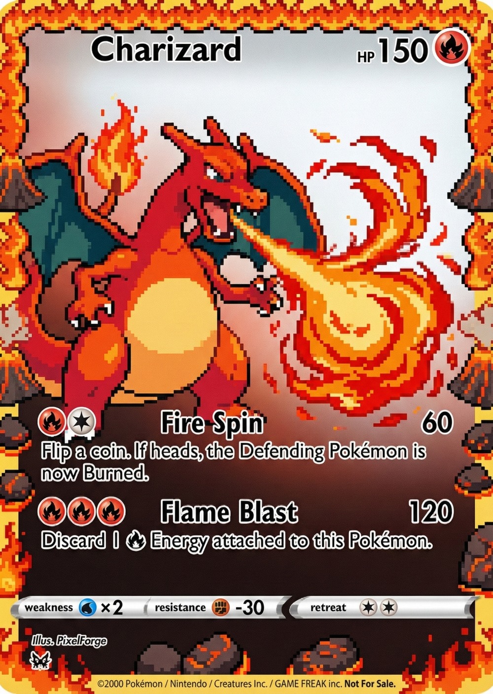 5Pcs Pokemon Cards Charizard G - Vintage And Collectible Toys ulasan dan harga