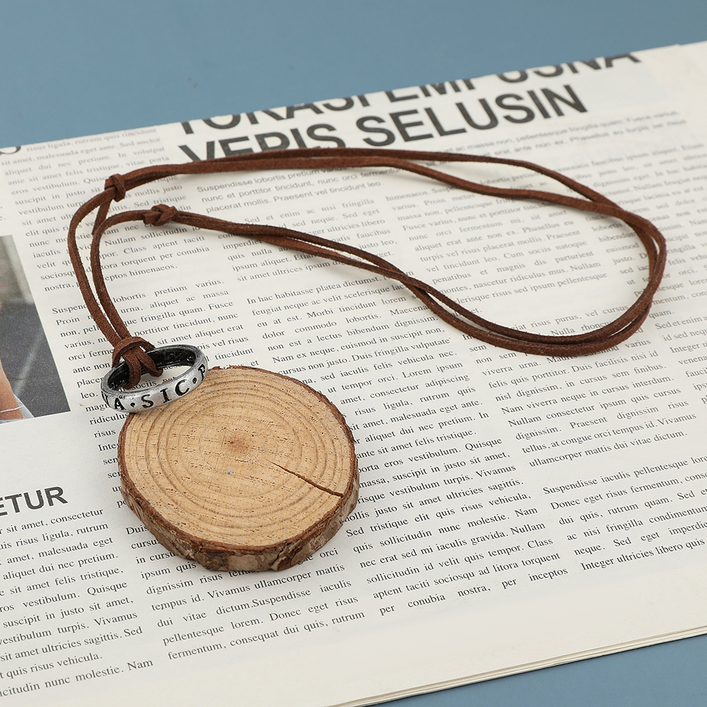 Game Anime Leather Chain Ring  - Vintage Item ulasan dan harga