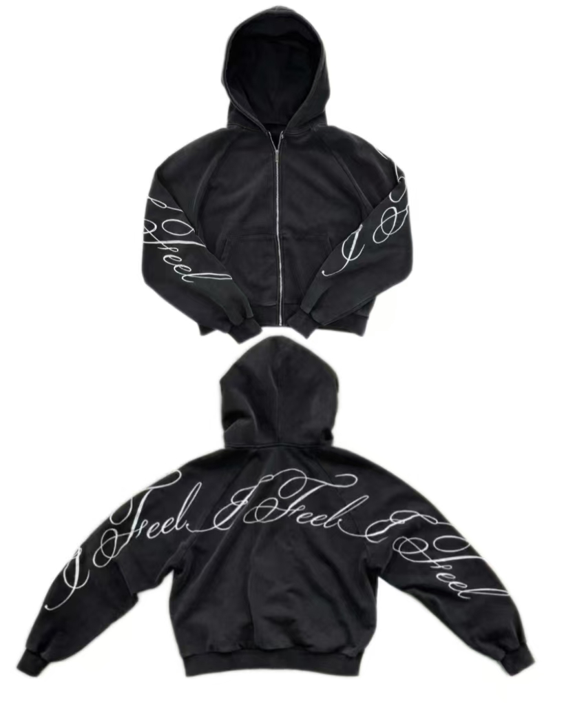 Y2K harajuku Gothic Letter Pri - Vintage Zip Hoodie ulasan dan harga