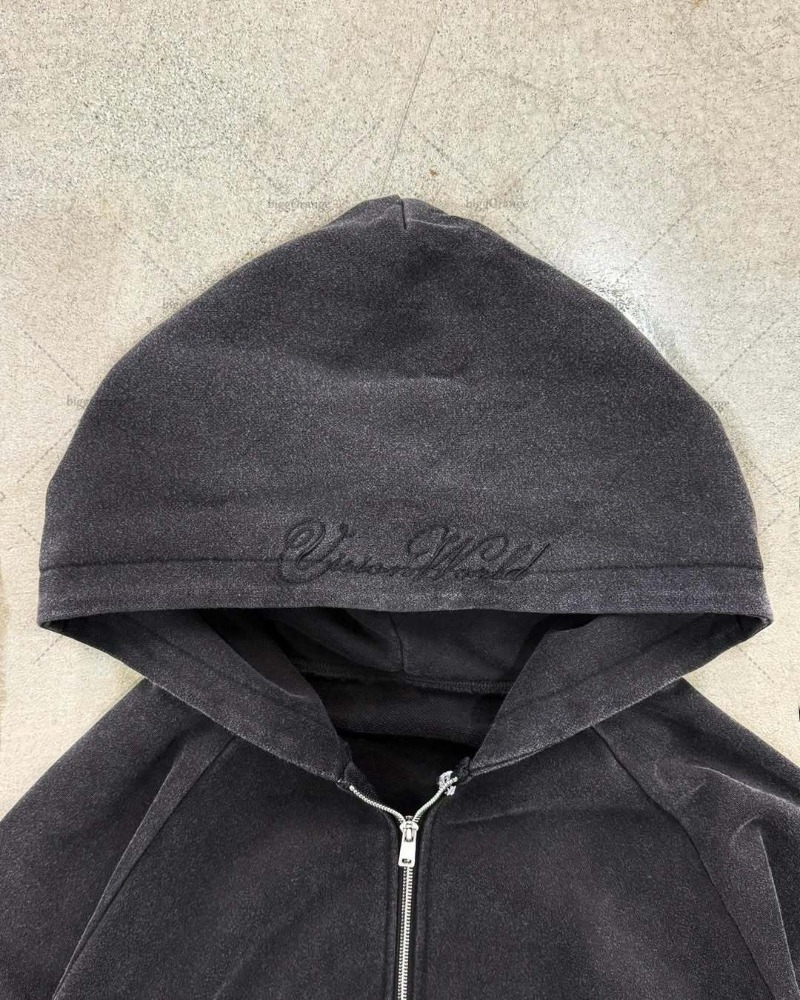 Y2K harajuku Gothic Letter Pri - Vintage Zip Hoodie ulasan dan harga