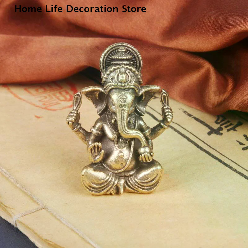 Vintage Brass Thai Elephant Go - Vintage Collectible Christmas Ornaments ulasan dan harga