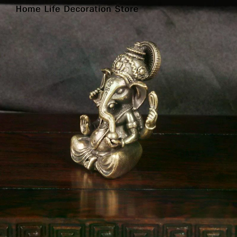 Vintage Brass Thai Elephant Go - Vintage Collectible Christmas Ornaments ulasan dan harga