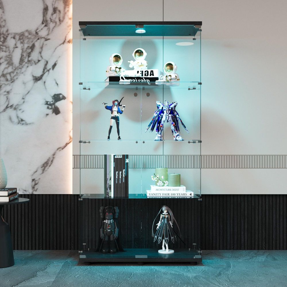 4Shelf Tempered Glass Display  - Collectible Collection ulasan dan harga