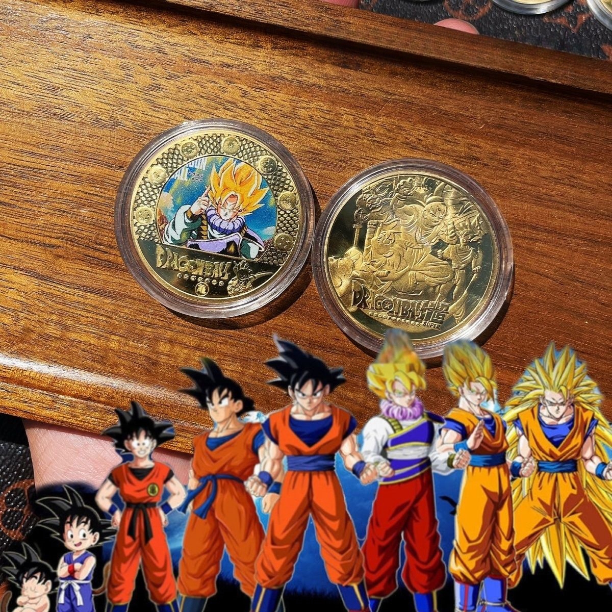 Dragon Ball Collect Gold Coin  - Vintage Collectible Figurines ulasan dan harga