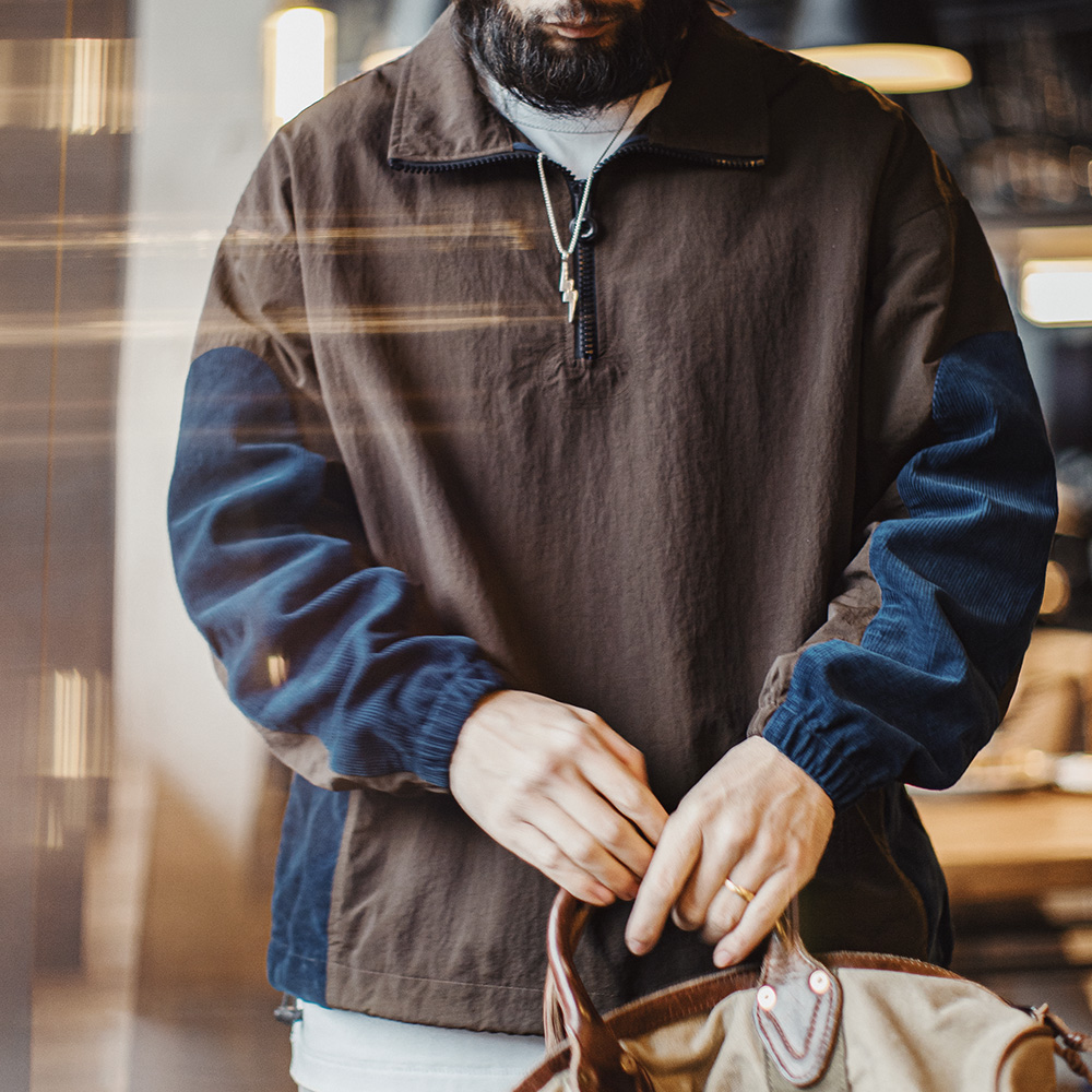 Maden Vintage Corduroy Color-B - Vintage Zip Hoodie ulasan dan harga