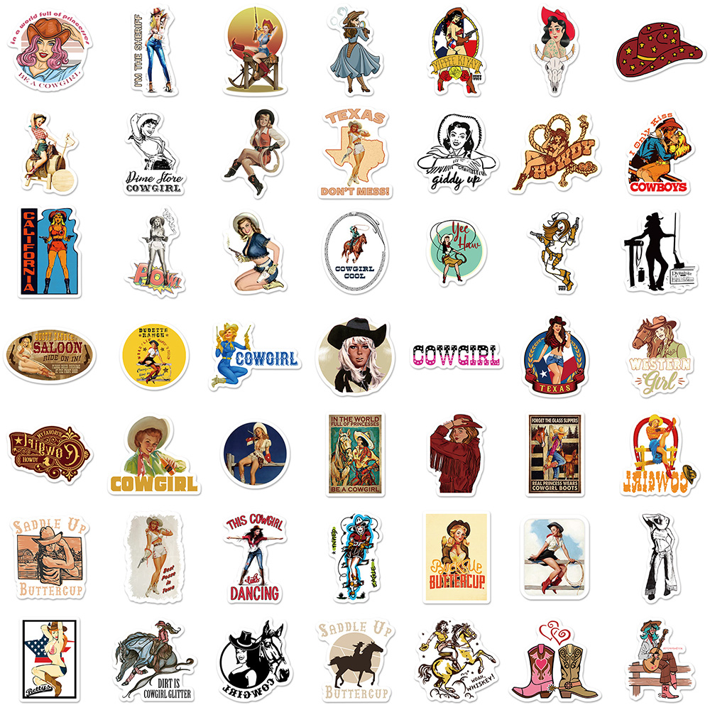 10/30/50PCS Vintage Western Co - Vintage And Collectible Toys ulasan dan harga