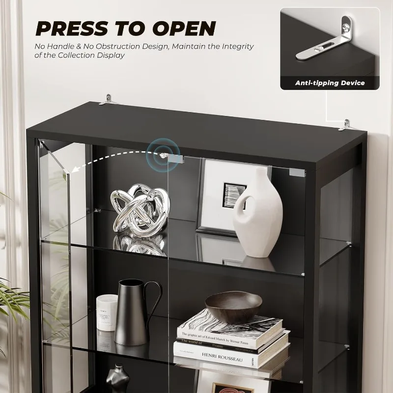 BROTTAR Display Cabinet with G - Collectible Collection ulasan dan harga