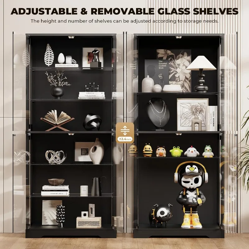 BROTTAR Display Cabinet with G - Collectible Collection ulasan dan harga