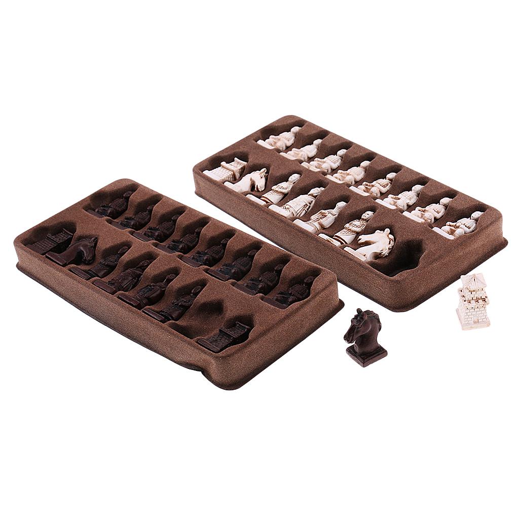 Vintage Chess Game Resin Foldi - Vintage Collectible Board Games ulasan dan harga