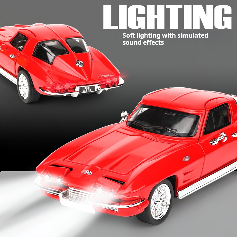 1:32 Corvette Vintage Classic  - Vintage Collectible Toy Cars ulasan dan harga