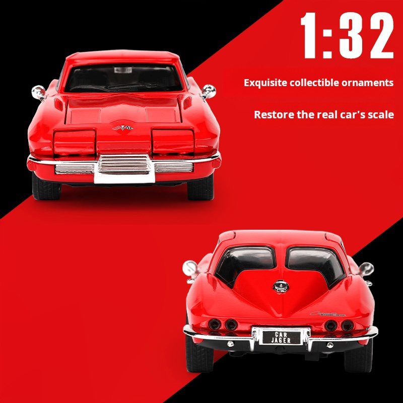 1:32 Corvette Vintage Classic  - Vintage Collectible Toy Cars ulasan dan harga