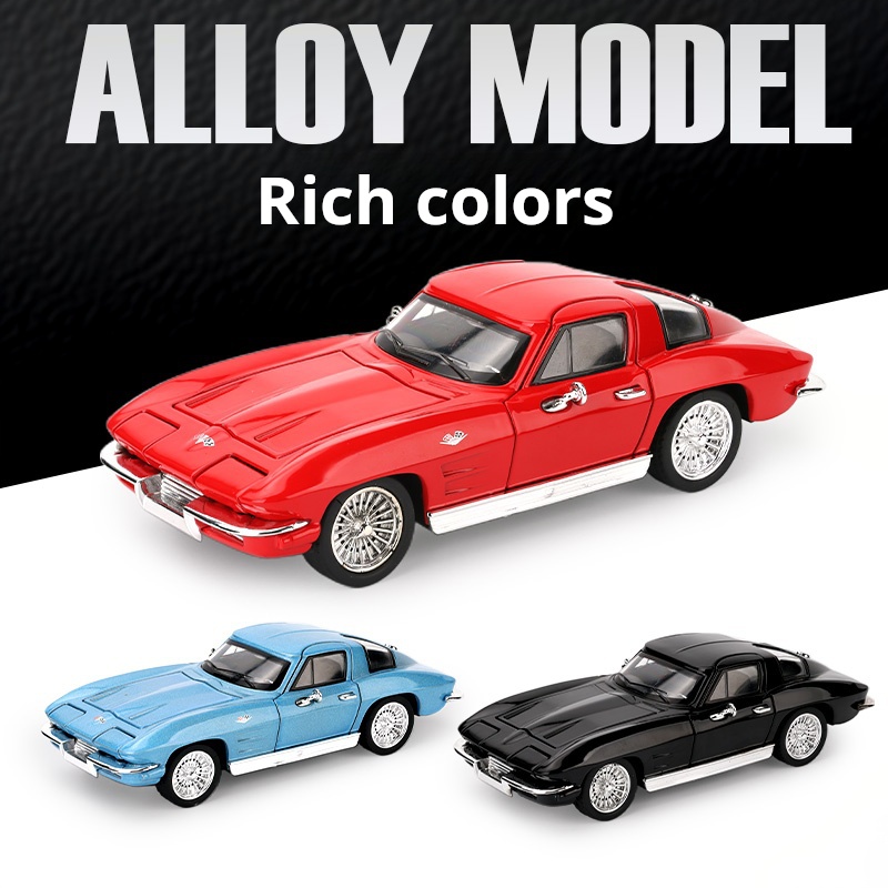 1:32 Corvette Vintage Classic  - Vintage Collectible Toy Cars ulasan dan harga