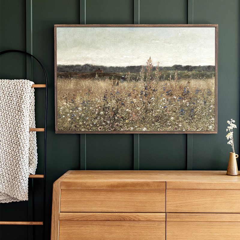 1pc frameless Canvas Painting  - Vintage Item ulasan dan harga