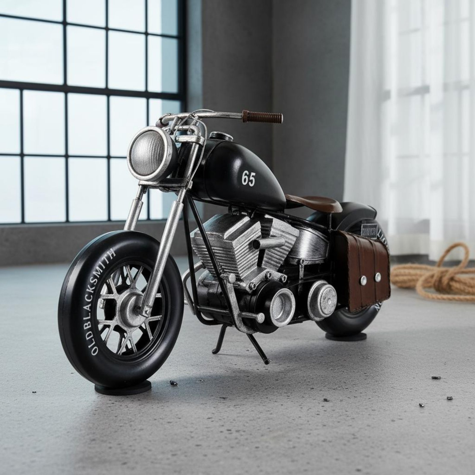 Metal Motorcycle Model Europea - Vintage Collectible Figurines ulasan dan harga