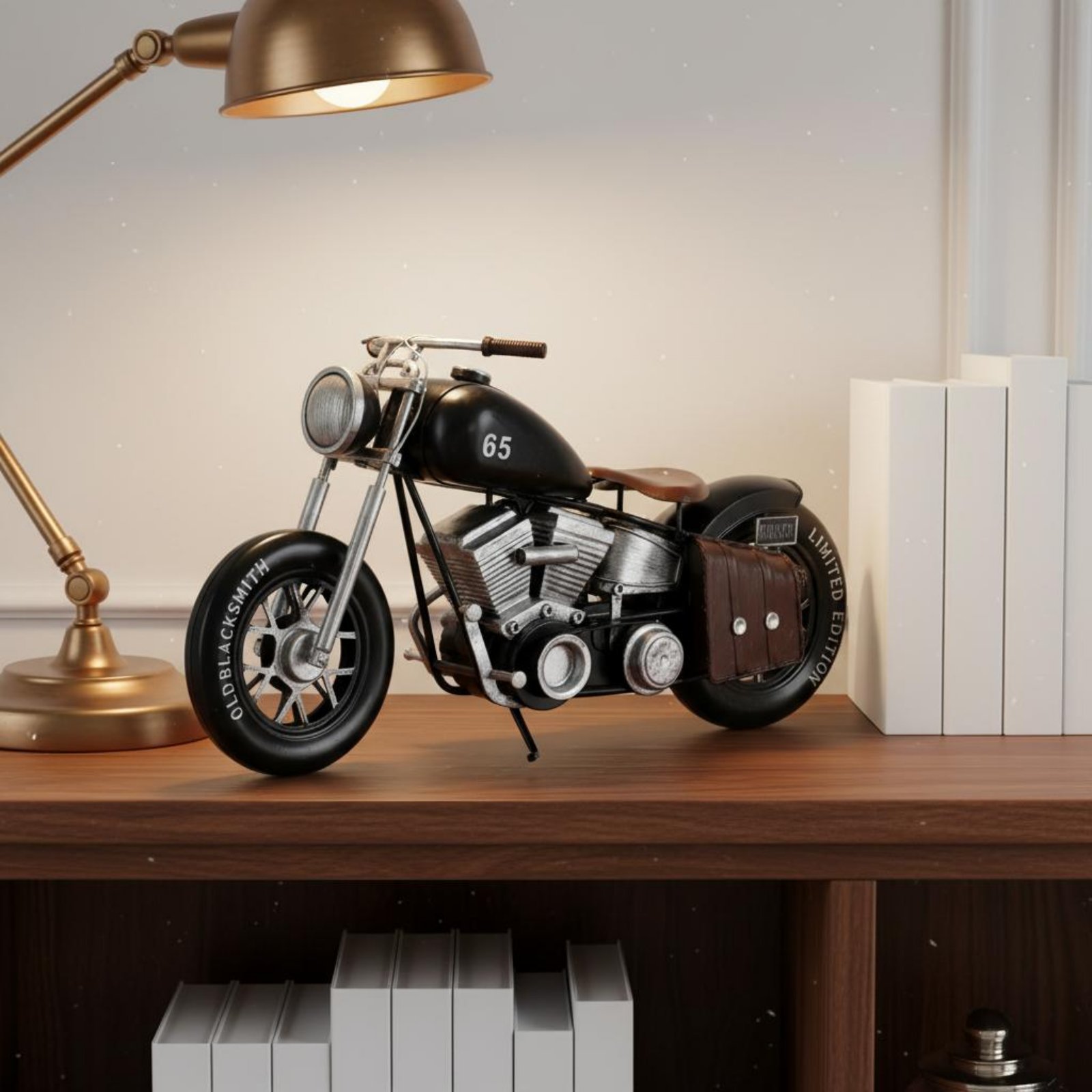 Metal Motorcycle Model Europea - Vintage Collectible Figurines ulasan dan harga