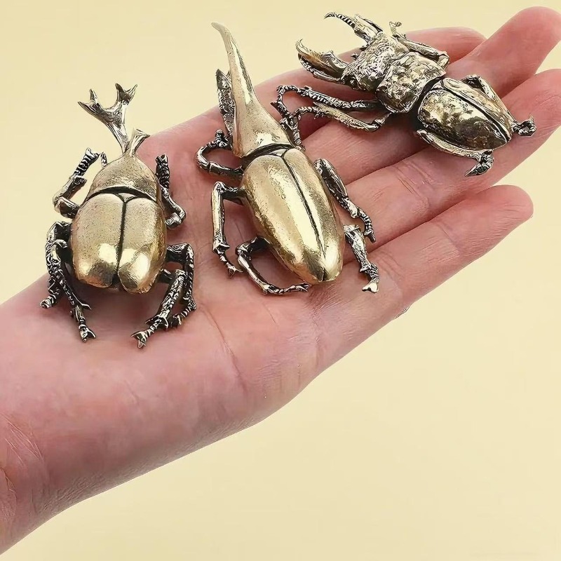 Vintage Brass Scarab Figurines - Vintage Collectible Christmas Ornaments ulasan dan harga