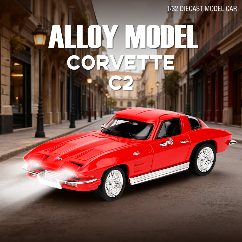 1:32 Corvette Vintage Classic  - Vintage Collectible Toy Cars ulasan dan harga