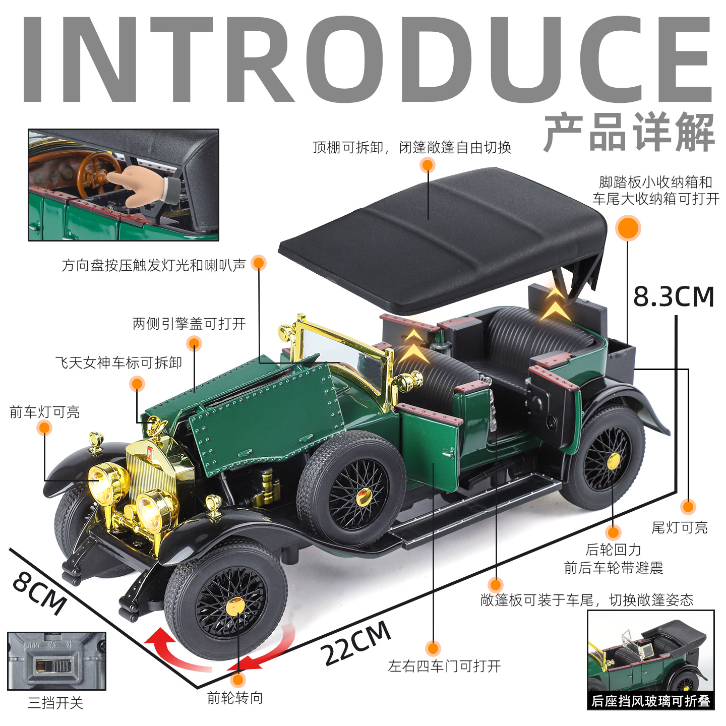 1:24 Rolls-Royce Phantom 1th 1 - Vintage And Collectible Toys ulasan dan harga