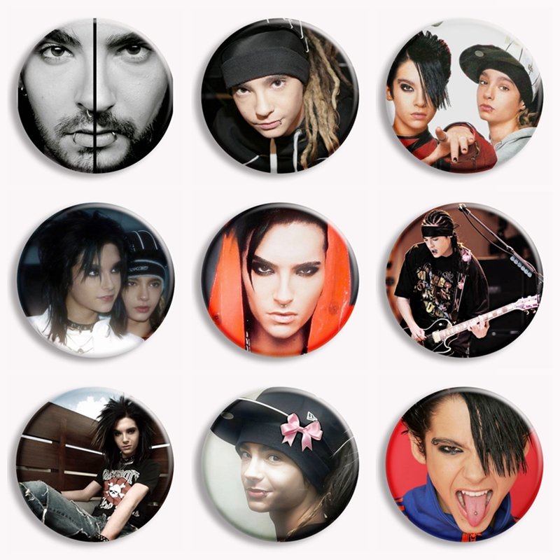 Rock Band Tokio Hotel Kaulitz  - Collectible Vintage Brooches ulasan dan harga