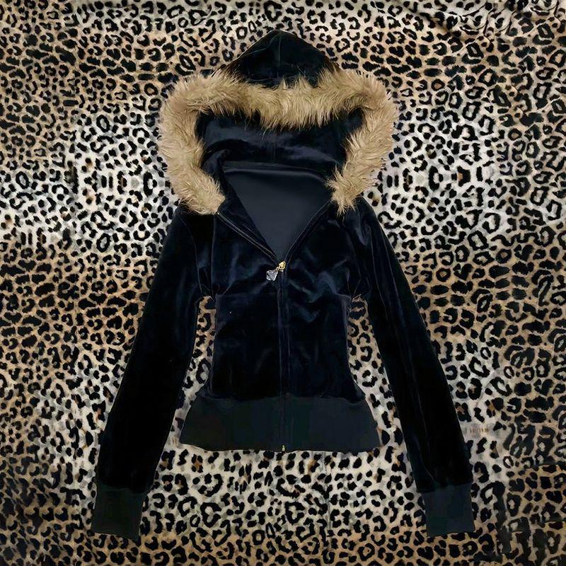 Hoodie Coat Women Punk Hooded  - Vintage Zip Hoodie ulasan dan harga