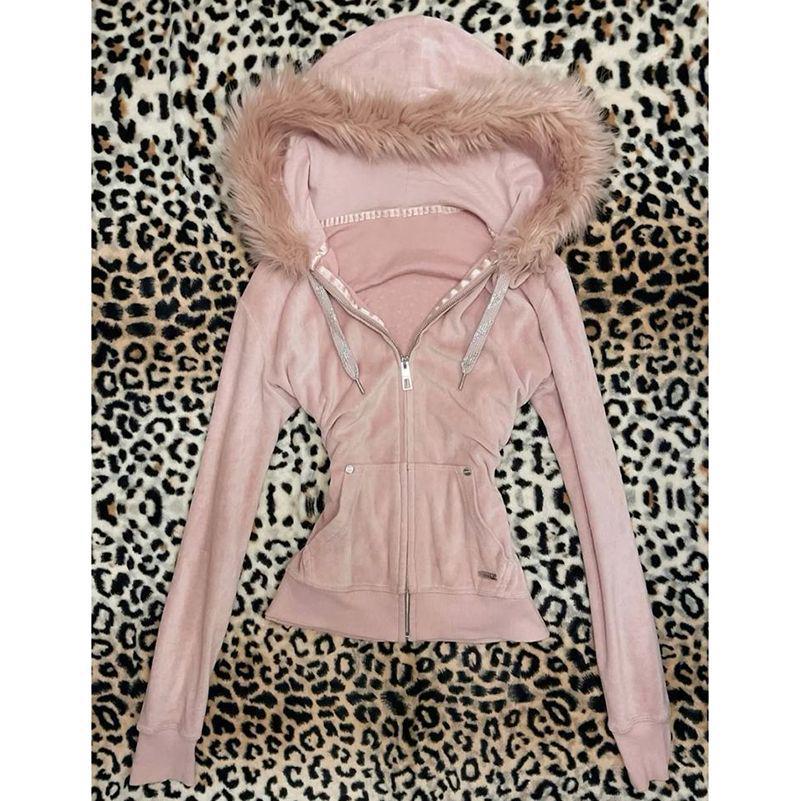Hoodie Coat Women Punk Hooded  - Vintage Zip Hoodie ulasan dan harga