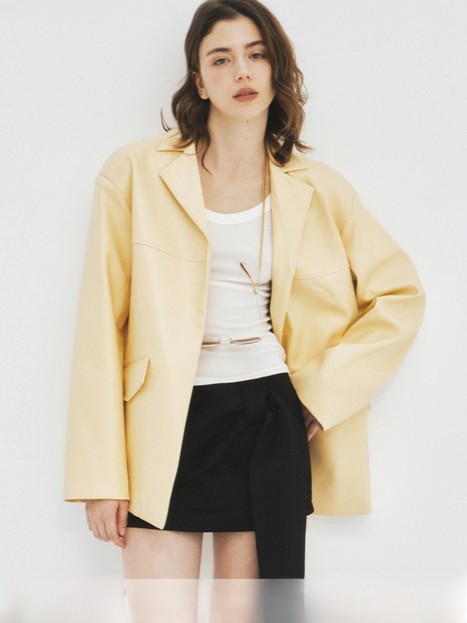Elegant Vintage Style Yellow L - Vintage Collectible Clothing ulasan dan harga