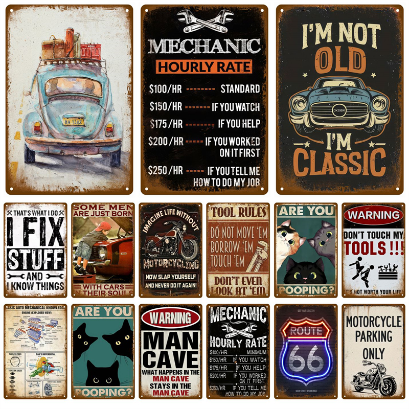 Vintage Metal Plate Tin Sign P - Vintage Item ulasan dan harga