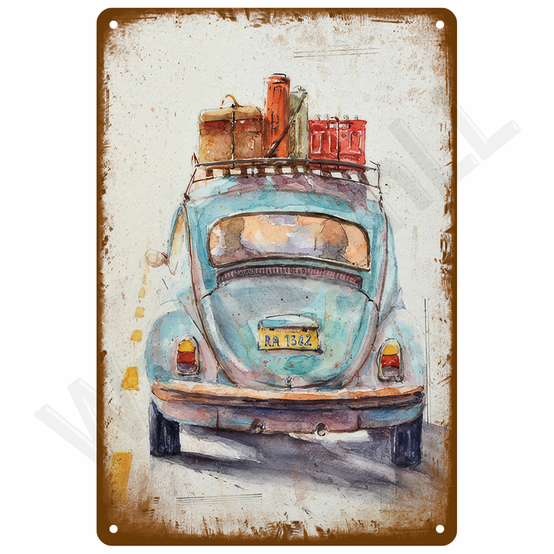 Vintage Metal Plate Tin Sign P - Vintage Item ulasan dan harga